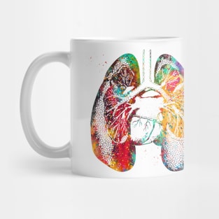 Lungs and Heart Mug